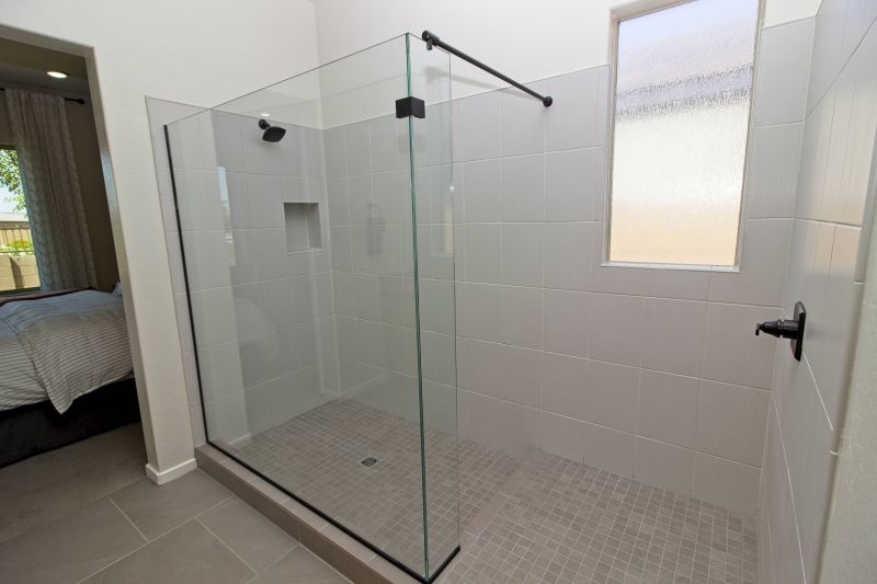 Open Concept Walk-In Shower
